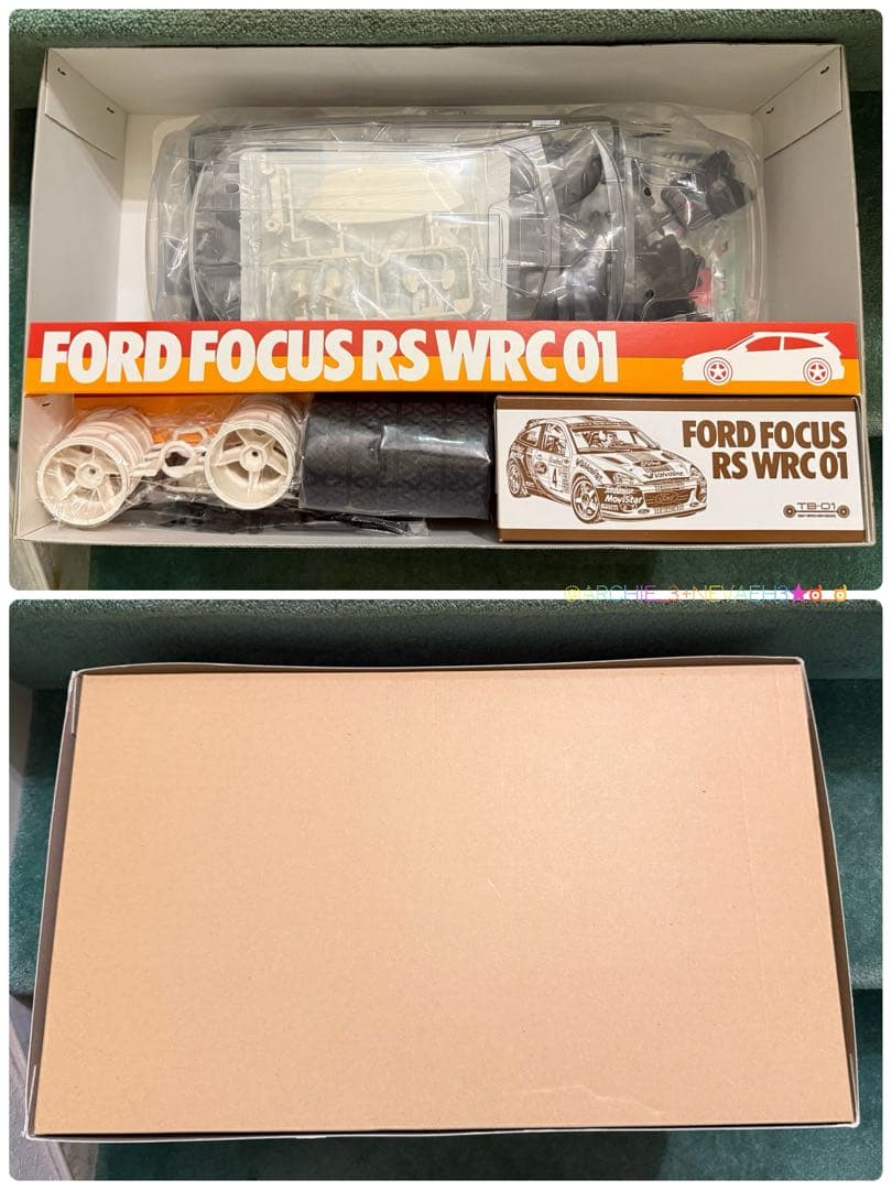 【未組み立て】タミヤ★フォードフォーカス RS WRC 01 TB-01シャーシ