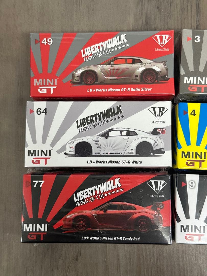 LB★Works Nissan GT-R ミニカーセット