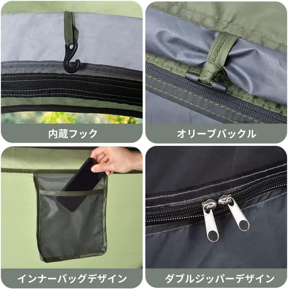 キャンプテント♪ アウトドア　キャンプ　BBQ オレンジ&グレー