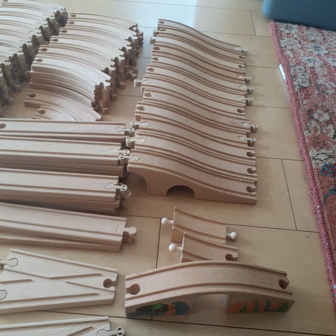 BRIO 木製鉄道セット 車両付き　イケア含む