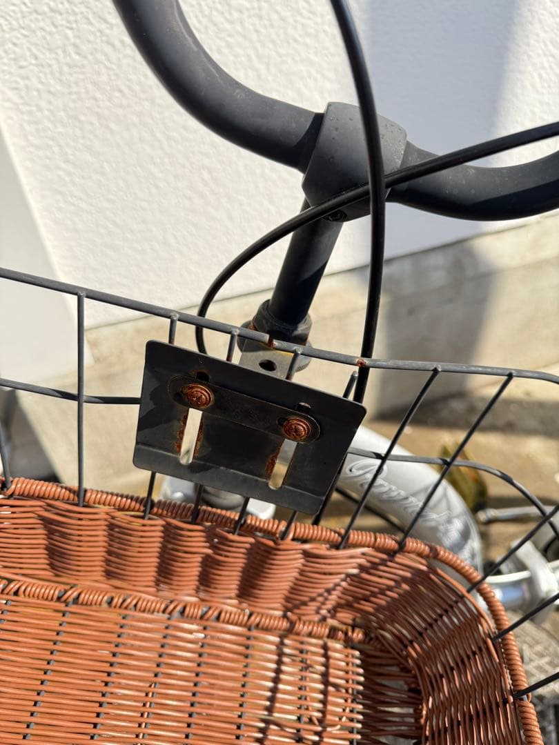 シルバー シティサイクル バスケット付き