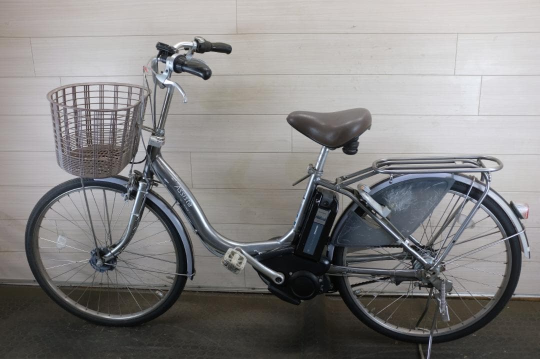 電動自転車　ブリヂストン製　24インチ　3段　8.9Ah充電器あり