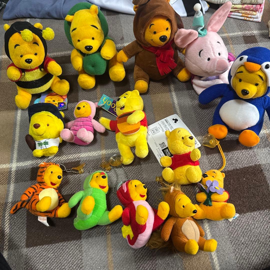 超激レア♡平成レトロ♡y2k プーさん　キーホルダー　マスコット　14点