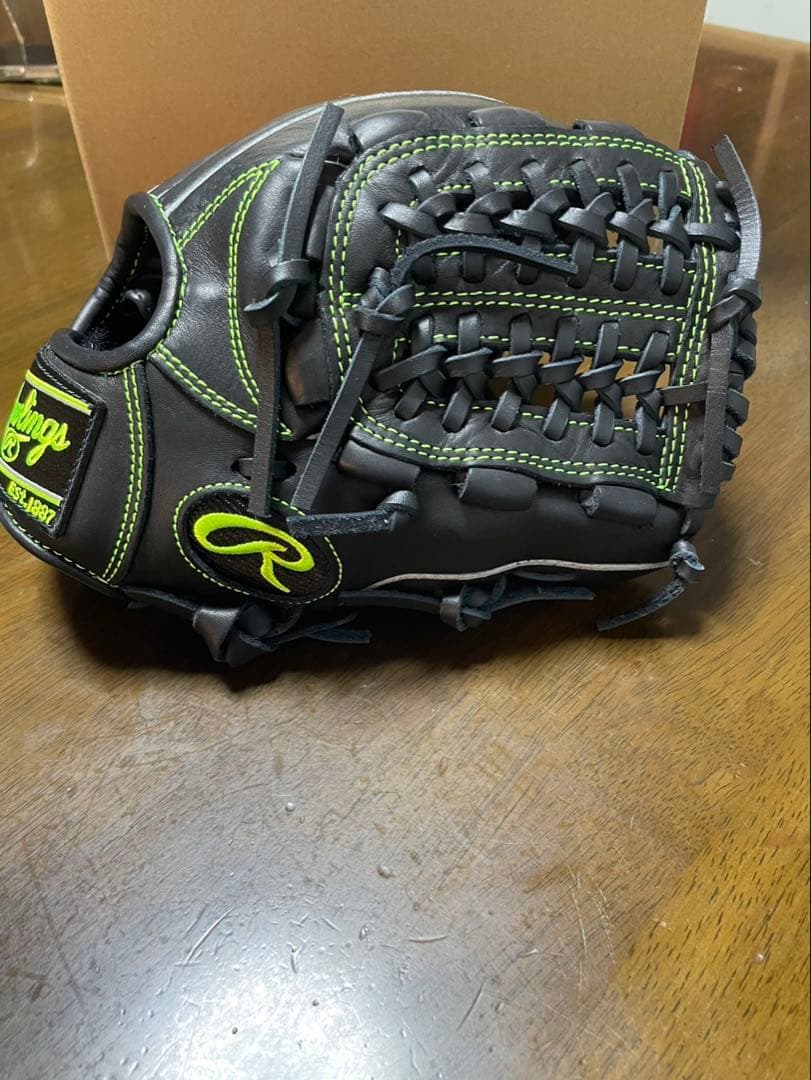 Rawlings 軟式グローブ 黒/緑
