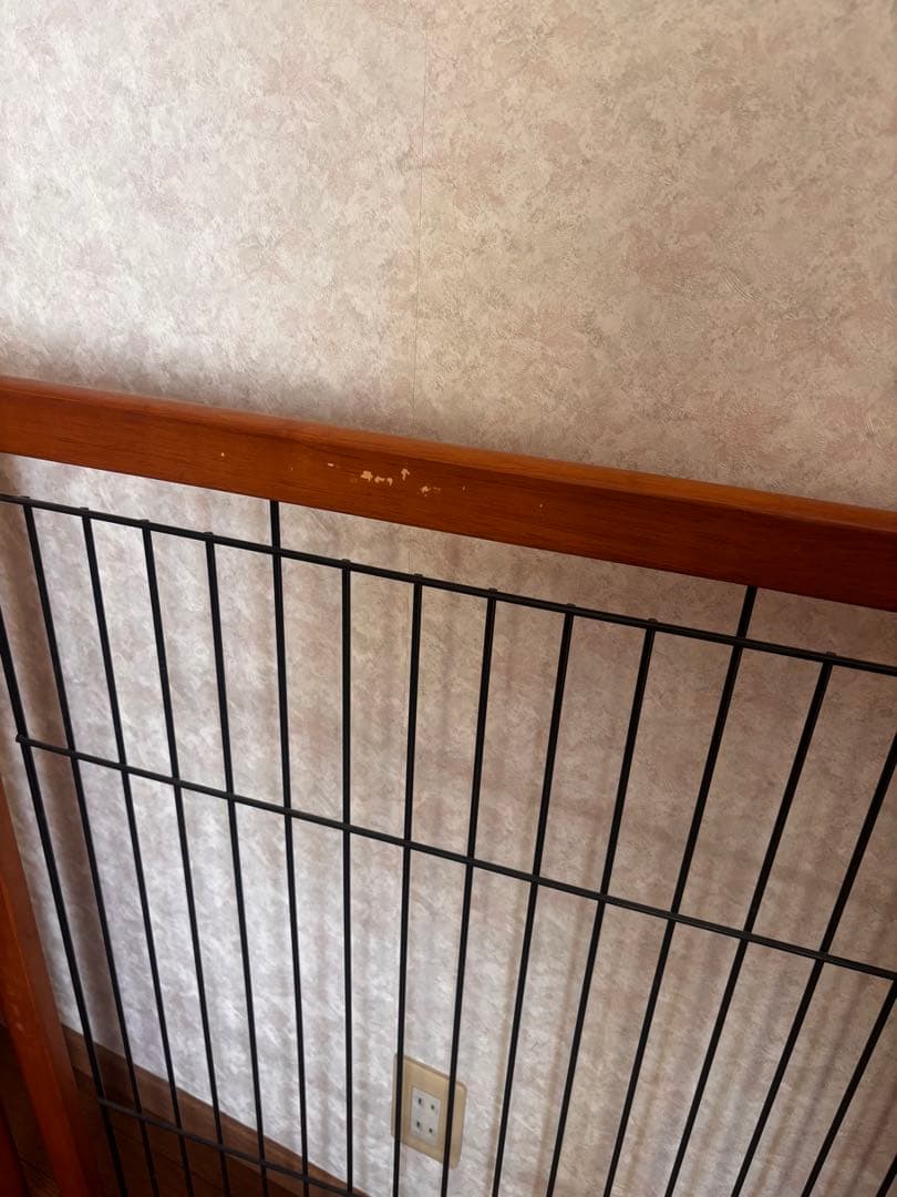 【中古】【Richell リッチェル】ペット用木製3WAYサークル6面90H