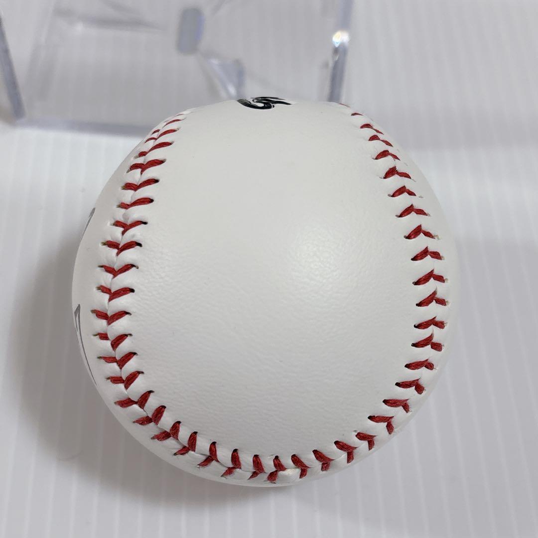 元千葉ロッテマリーンズ 背番号17 佐々木朗希 選手球団ロゴ 直筆サインボール