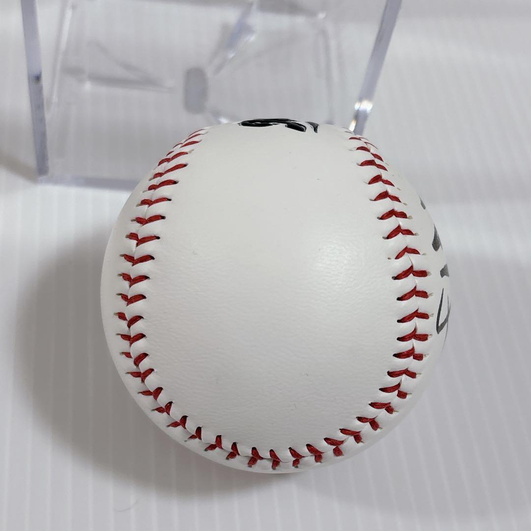 元千葉ロッテマリーンズ 背番号17 佐々木朗希 選手球団ロゴ 直筆サインボール