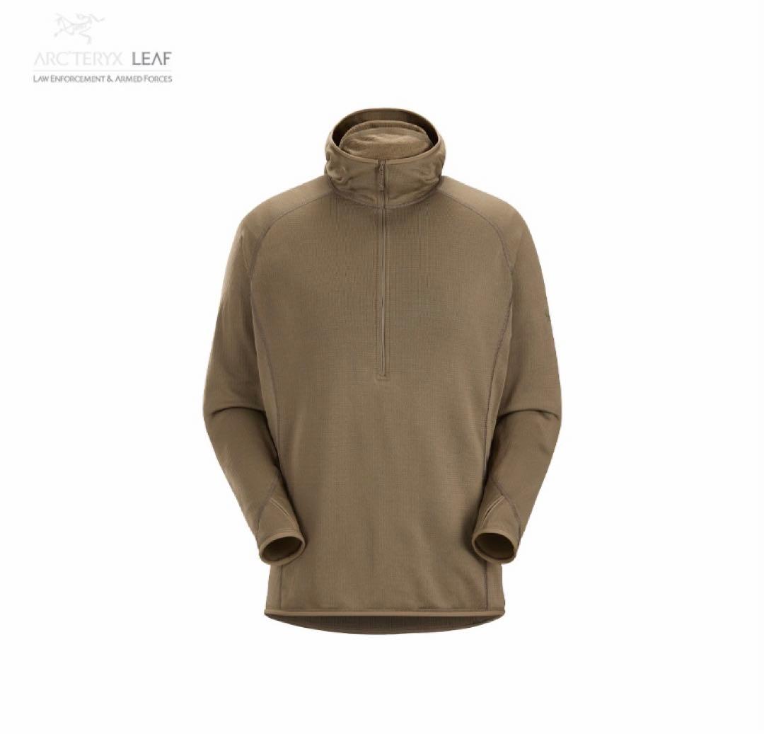 個人装備 DELTA AR 1/2 ZIP NECK HOODY Crocodile