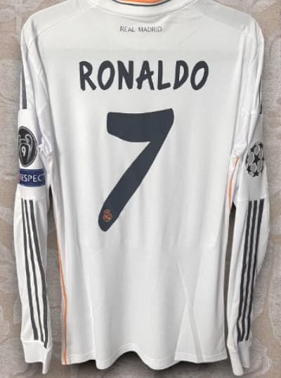 13/14 レアル・マドリード ホーム #7 C・ロナウド 長袖ユニフォーム