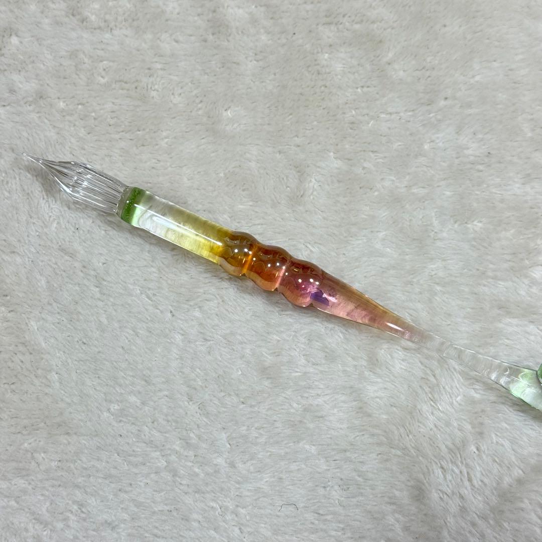 【未使用】川西硝子 ガラスペン 十二 グラデーション 希少品