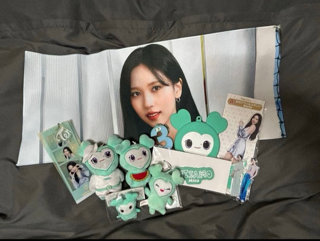 TWICE ミナ 痛バック 缶バッジ