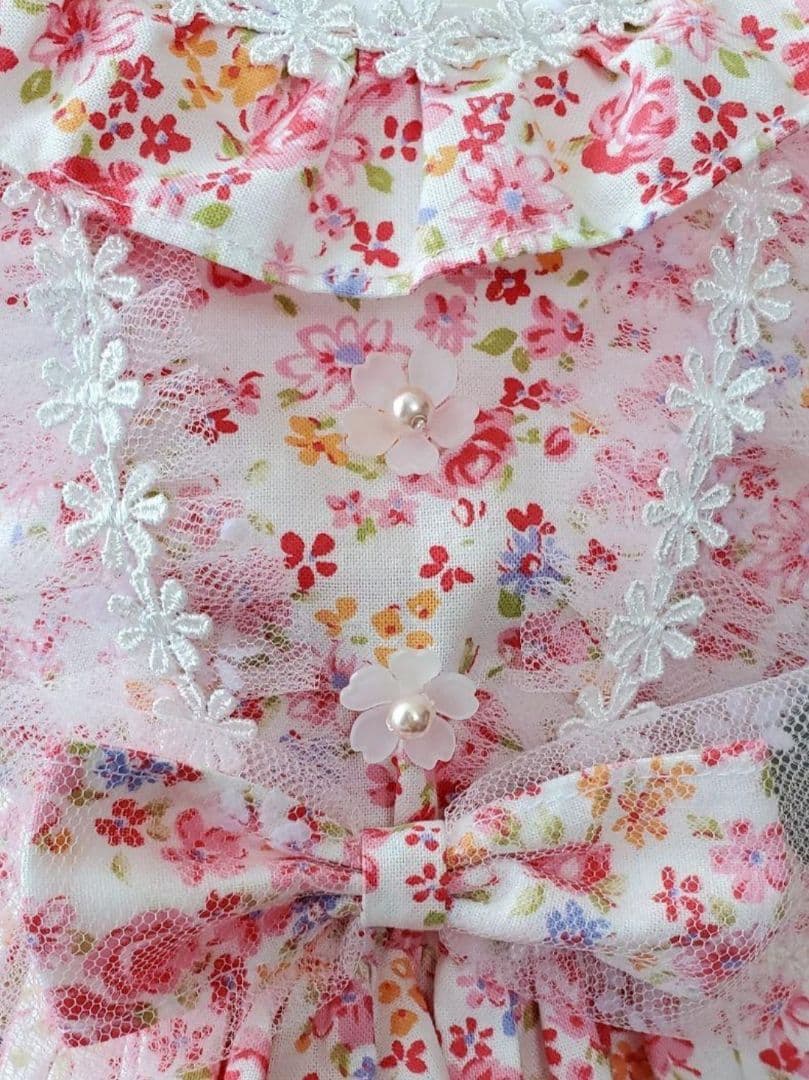 らむねこ　フリフリワンピ　Ｓ～Ｍサイズ