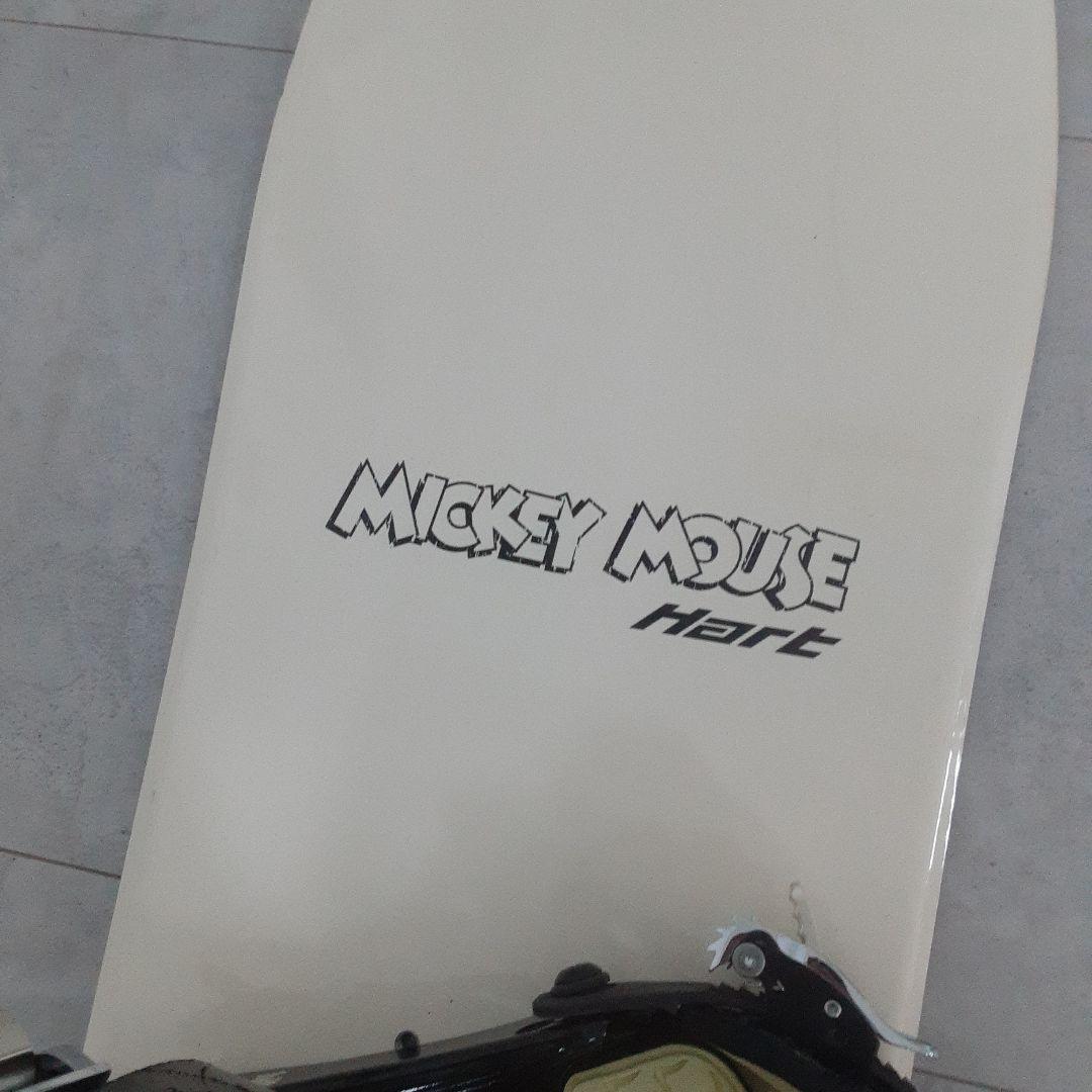 ミッキーマウス Hart スノーボードセット 144 サロモン ビンディング付き
