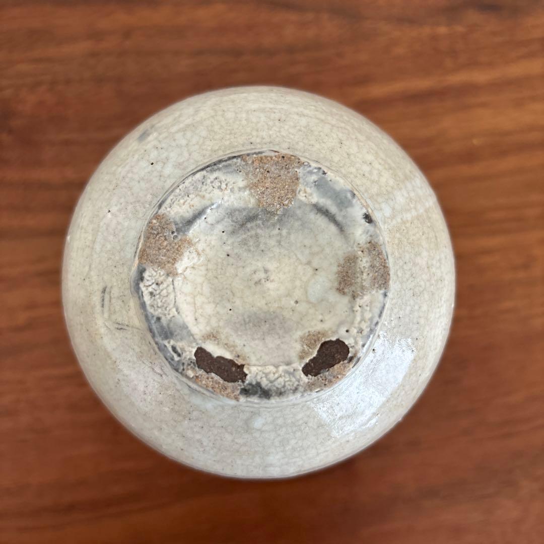 矢野直人 粉引徳利 供箱 共布 栞付き