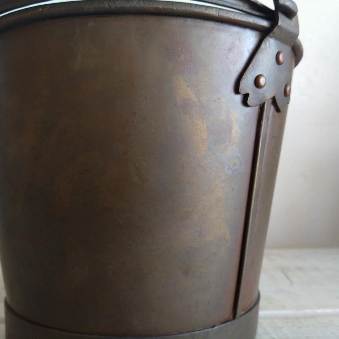 銅製　バケツ　古道具