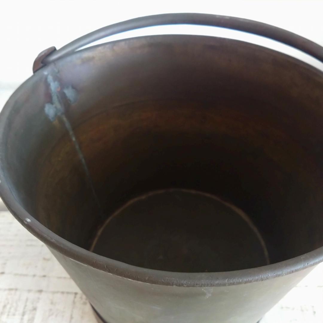 銅製　バケツ　古道具
