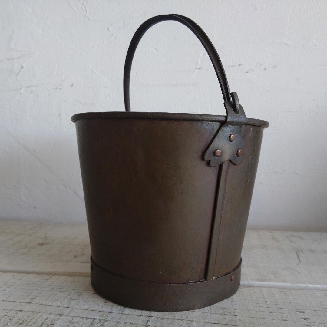 銅製　バケツ　古道具