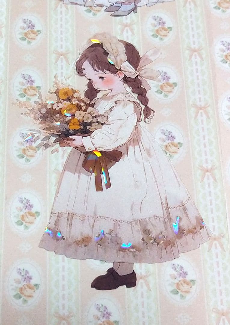 廃盤品✩J1118＃几味甜风(贝壳光)奶泡匣子切り売り海外人物女の子AIマステ