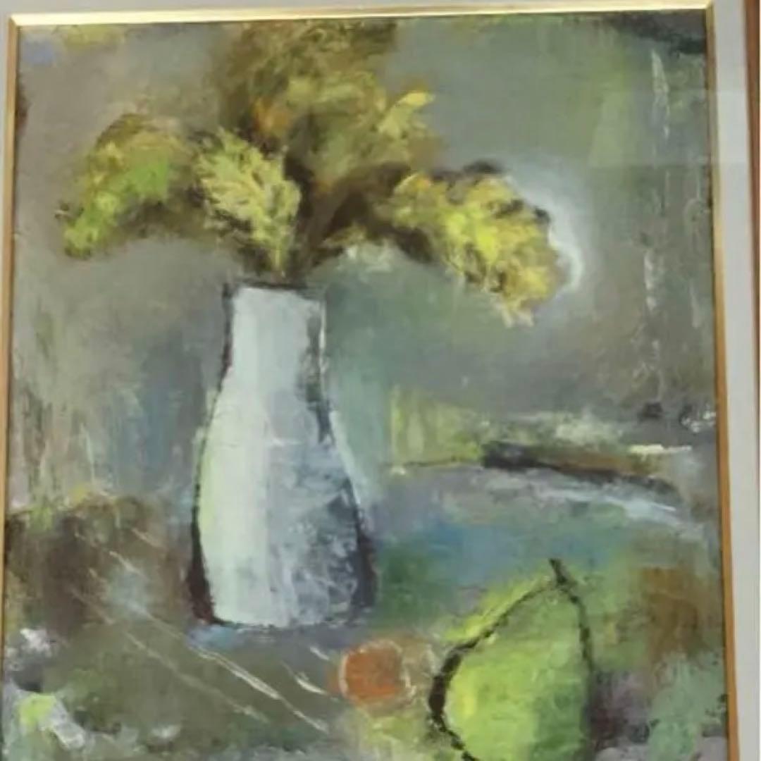 セール　太田秀雄　ミモザのある静物