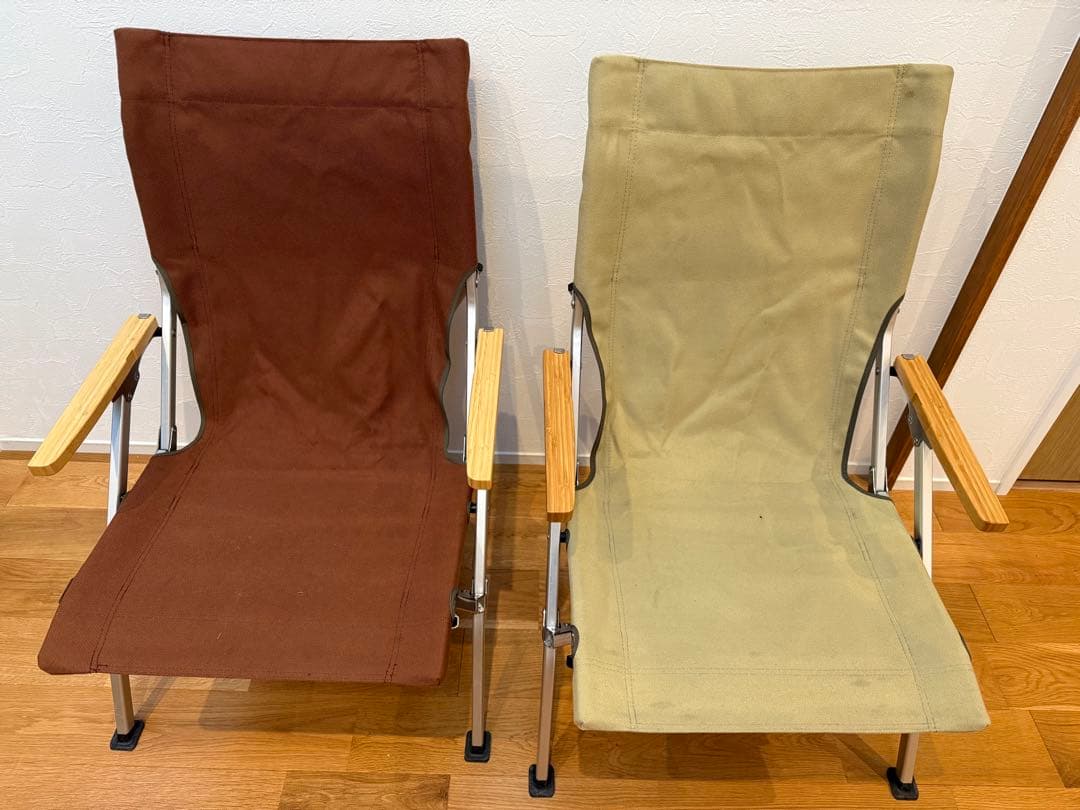 スノーピーク　ローチェア30 ブラウン、カーキ 2色セット