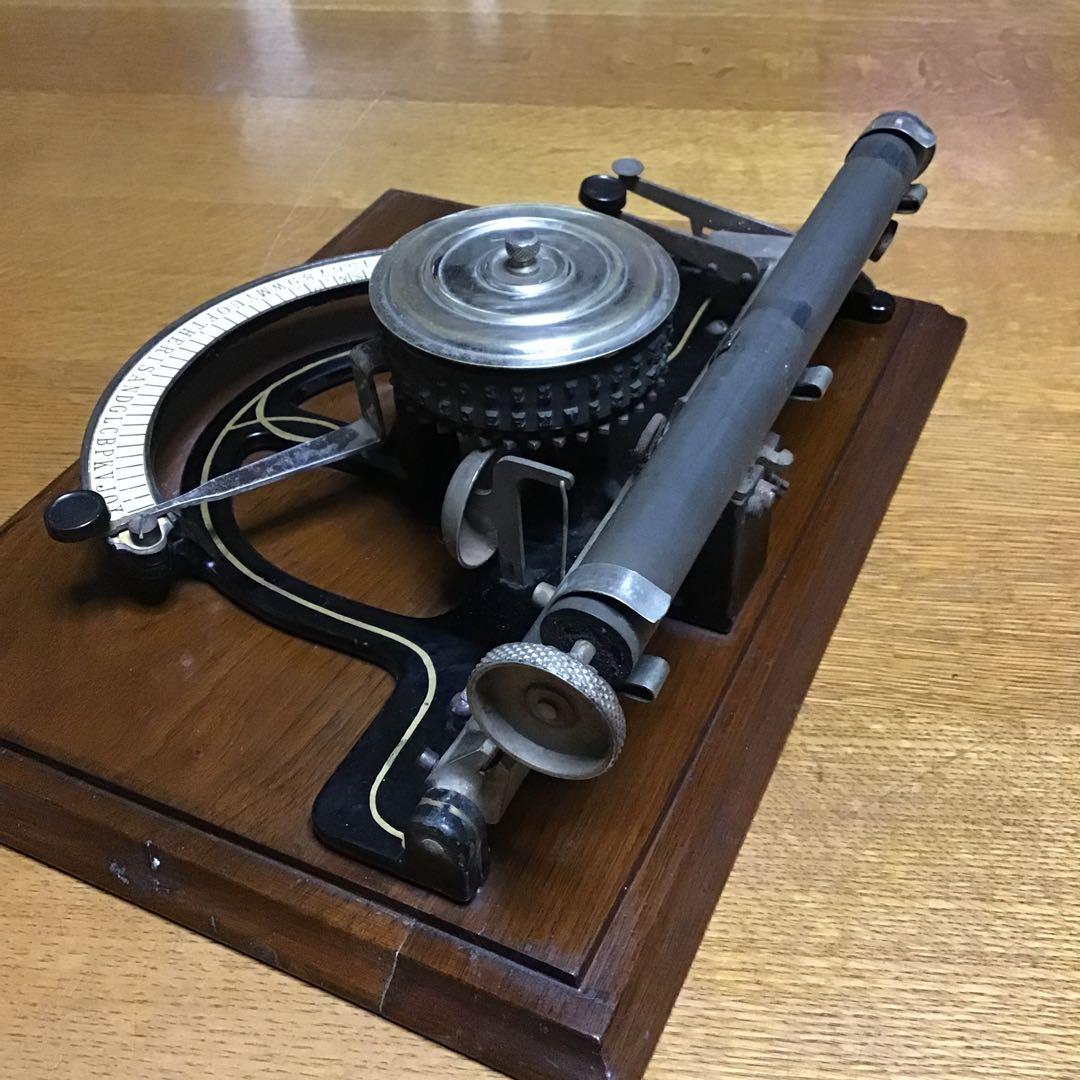アンティーク　ピープルズタイプライター　1890年代アメリカ製　激レア