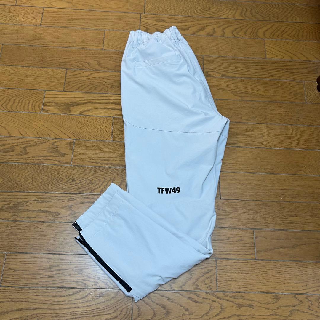 【新品】　TFW49 OCTA ZIP PANTS ライトグレー