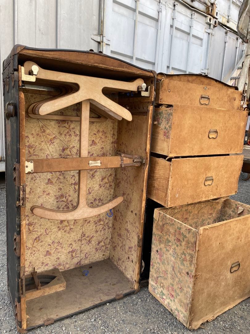 USアンティーク渡航トランク