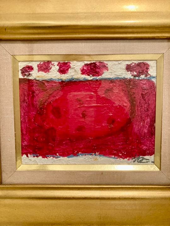 油絵　さくらんぼ　多田祐子