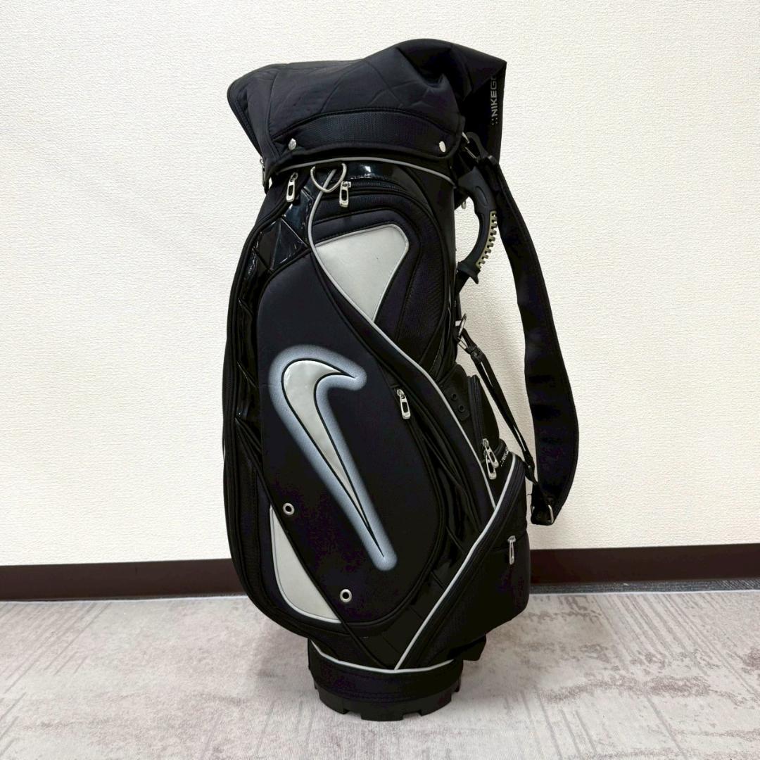 超美品 NIKE GOLF 軽量 ゴルフバッグ デカロゴ