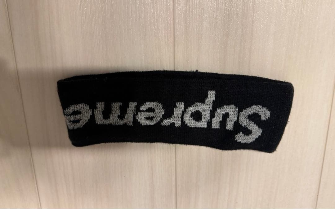 Supreme New Era ブラック ヘッドバンド