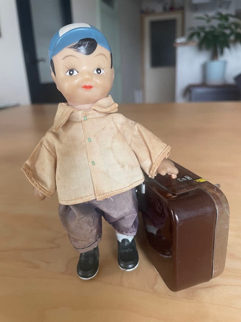 ブリキ☆トラベル坊や＊ゼンマイあり可動あり‼︎