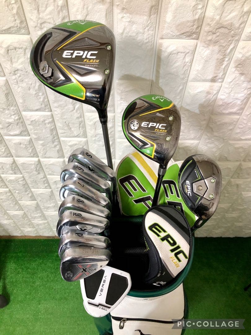 超豪華☆メンズ ゴルフクラブセット☆キャロウェイ エピック☆キャディバッグ付