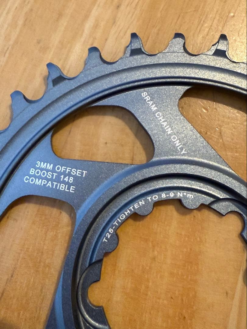 ②新品　SRAM　32T　X01　チェーンリング