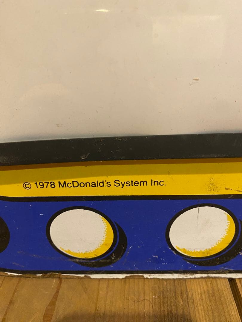 マクドナルド　看板　大型ボード　ヴィンテージ　激レア　ロナルド