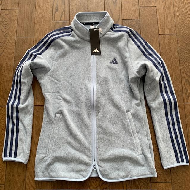 アディダス　ゴルフ　フリース　ジャケット スカート　セットアップ　L　ブルー