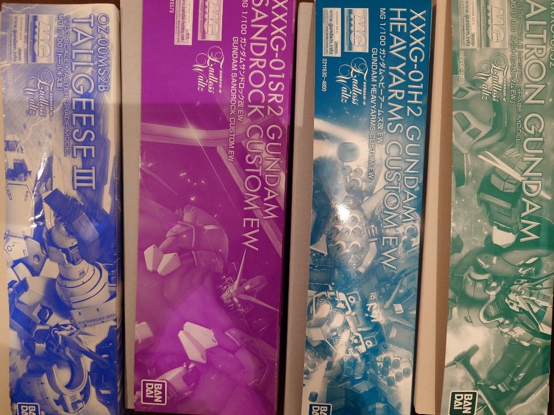 MG サンドロック改 ヘビーアームズ改 アルトロン トールギスIII　ガンダムW