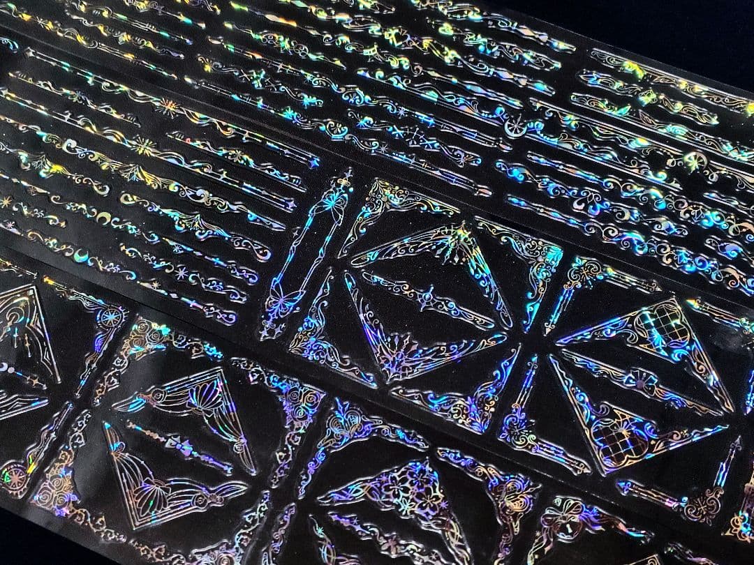 切売 1393★ 海外 マスキングテープ マステ PET 装飾 フレーム 贝壳銀