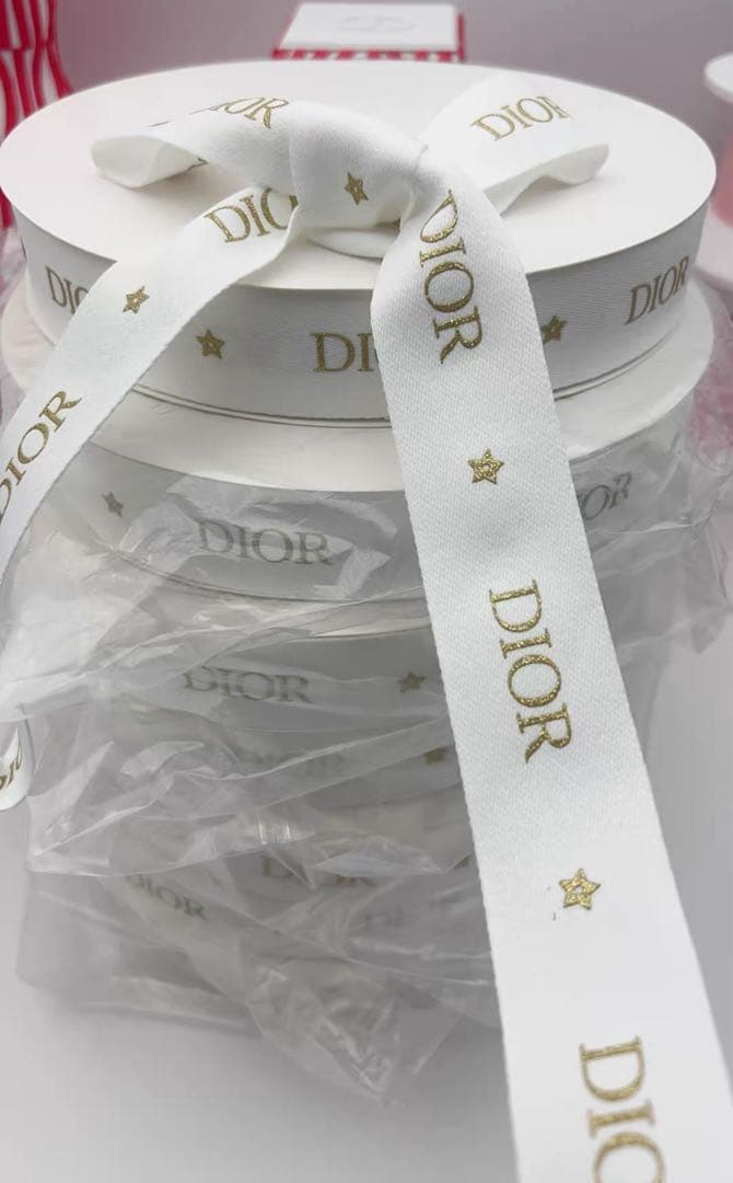 ディオール　2025ホリデー限定　 リボン　1ロール 50メートル