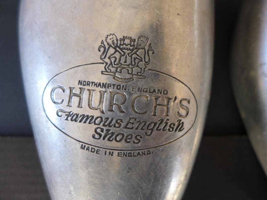 時代物　戦前　古いCHURCH’S シューキーパー　7x8 M 英国製　レトロ