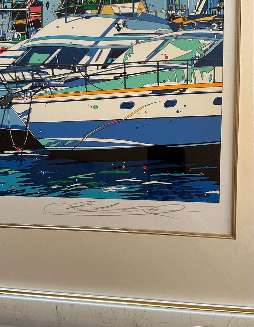 鈴木英人 【パラダイスアワー】 シルクスクリーン　直筆サイン　エディション有り