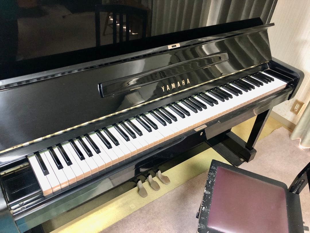 YAMAHA　アップライトピアノ　U1H　椅子付