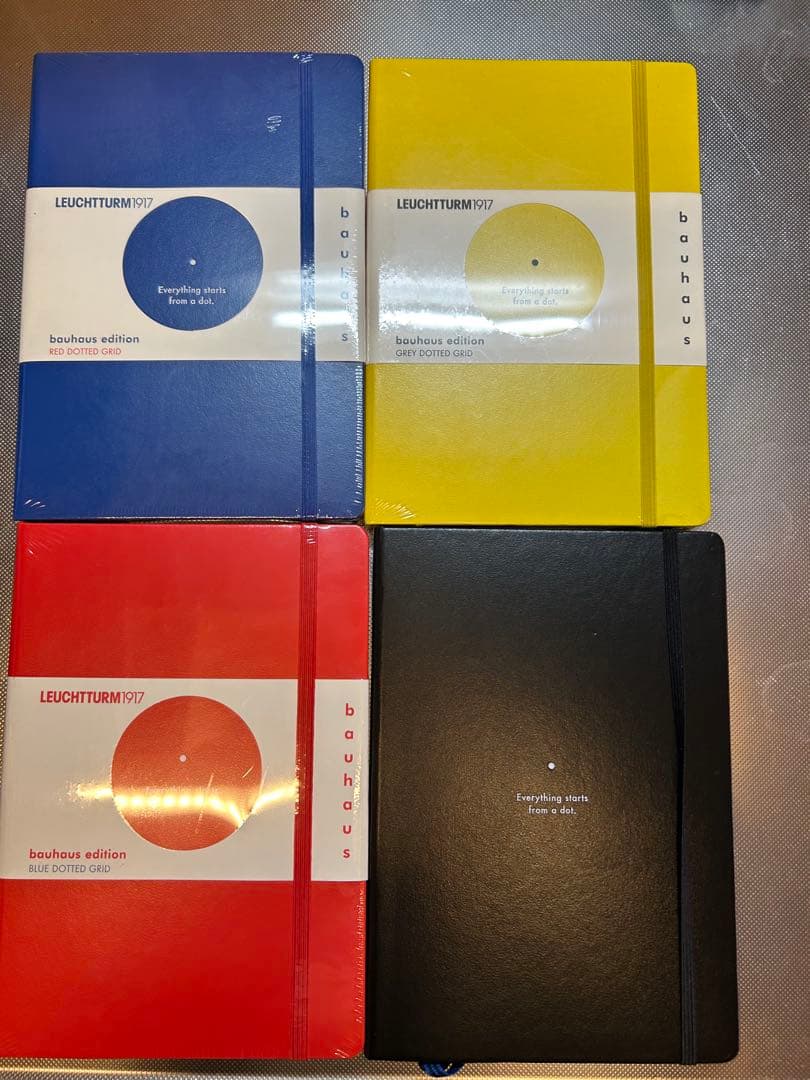 新品 LEUCHTTURM1917 Bauhaus エディション 4色セット