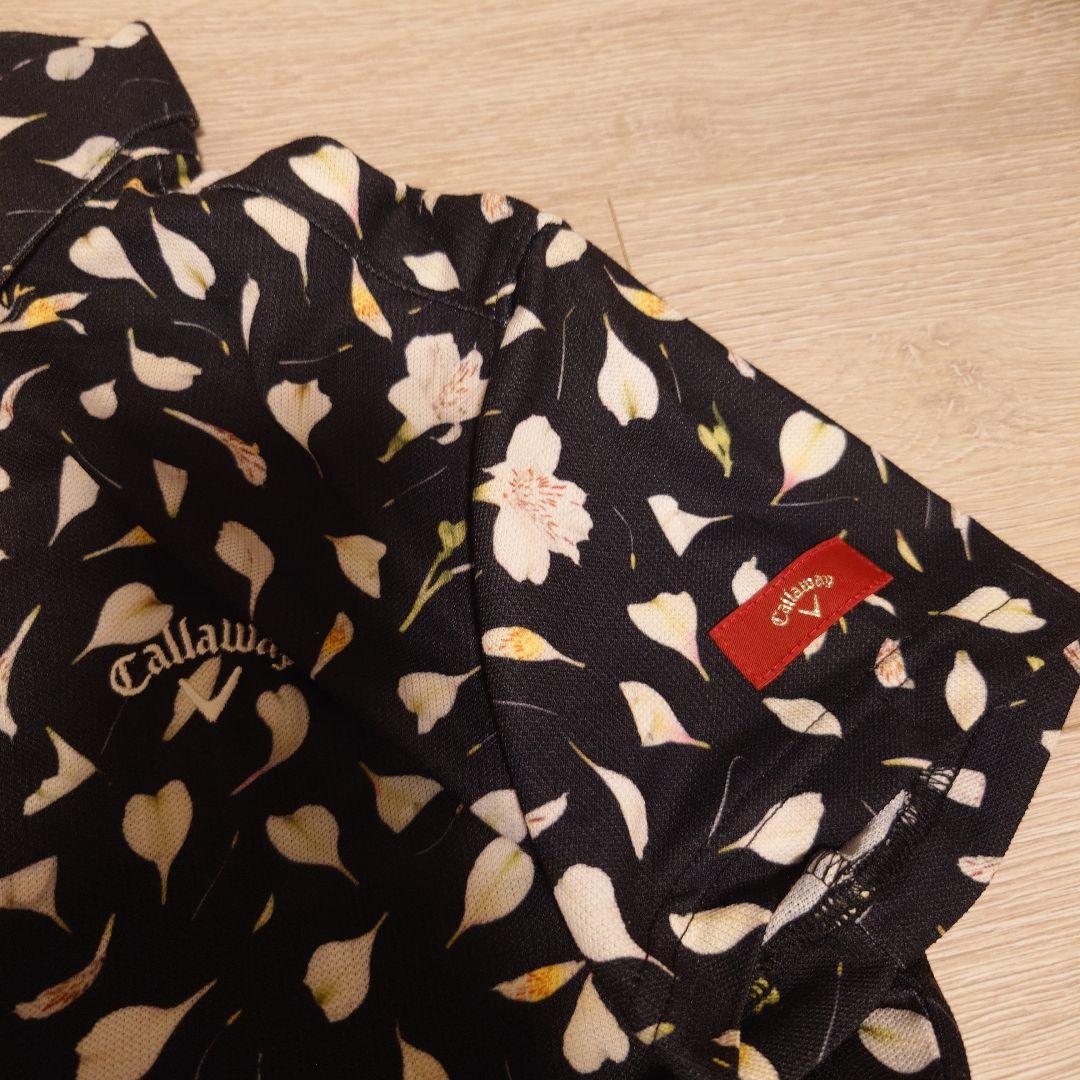 Callaway 花柄ポロシャツ 半袖 上下セット ３点セット