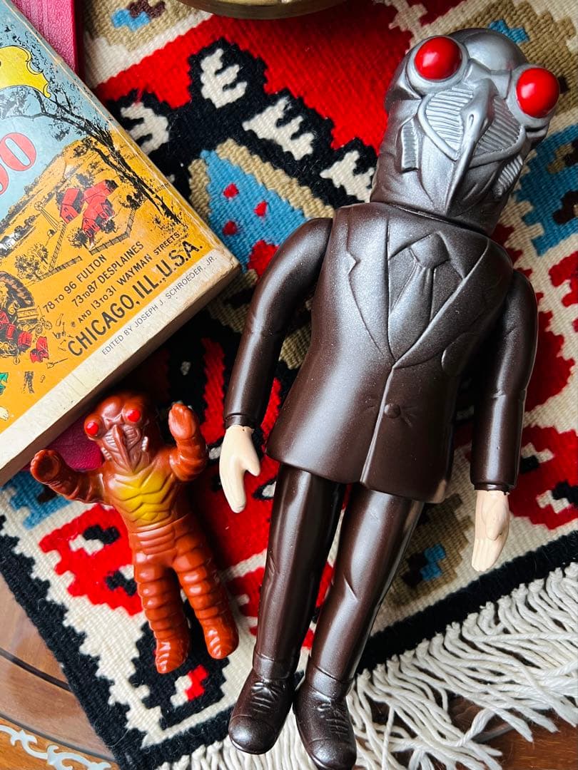 M1号　セミ人間　ウルトラQ ミニセミ人間、ヘッダー付き