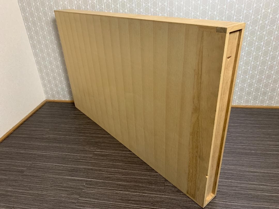 女桑縁 桐地 花紋透彫 上透し 風炉先屏風 茶道具 桐箱入 813