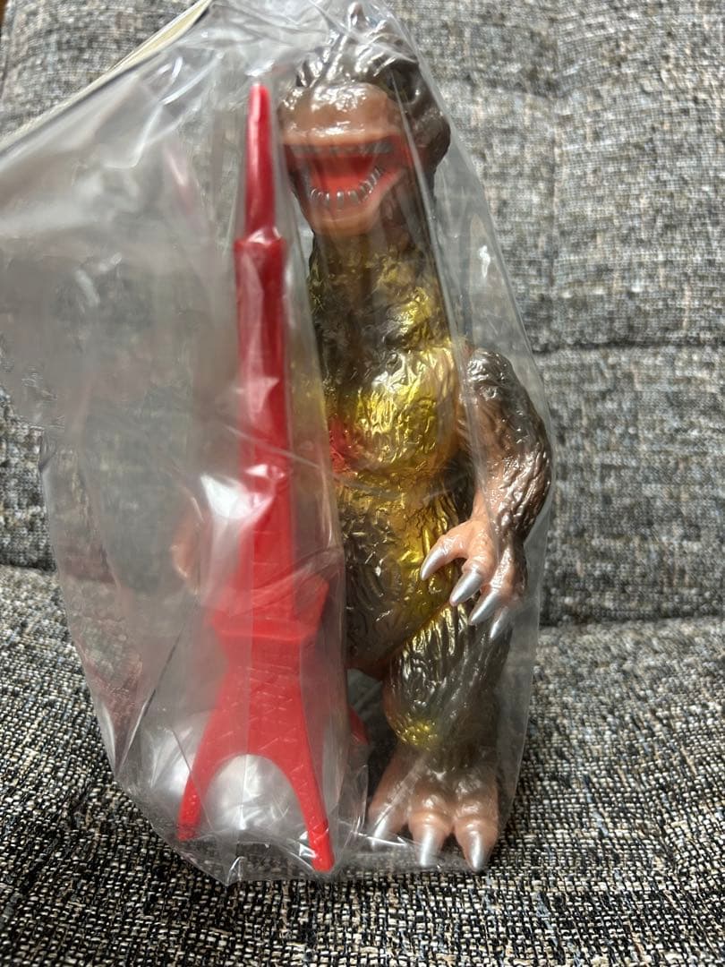 ブルマァクの怪獣シリーズ★ゴジラ50（ガンメタ） ブラウンカラー 東宝 ヘドラ