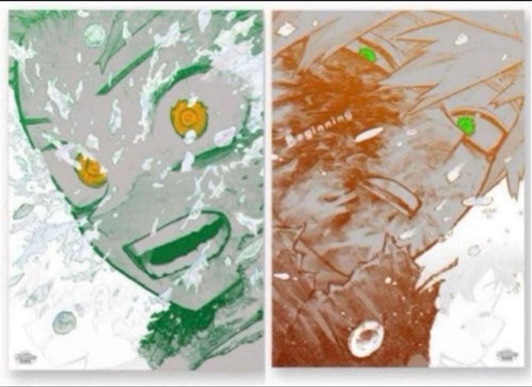 僕のヒーローアカデミア　原画展　アートポスター2枚セット　②