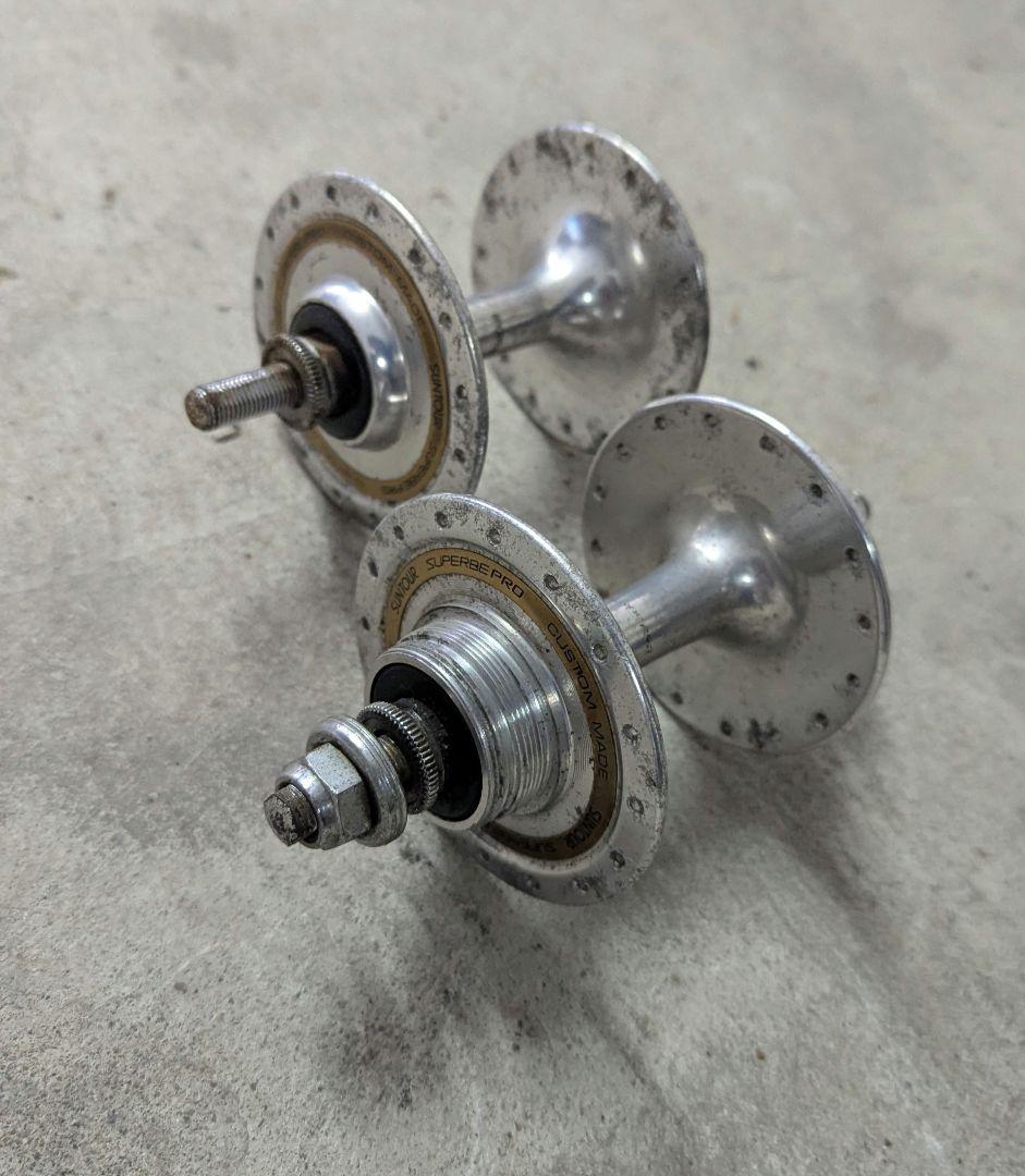 SUNTOUR SUPERBE PRO ハブ前後 競輪　njs