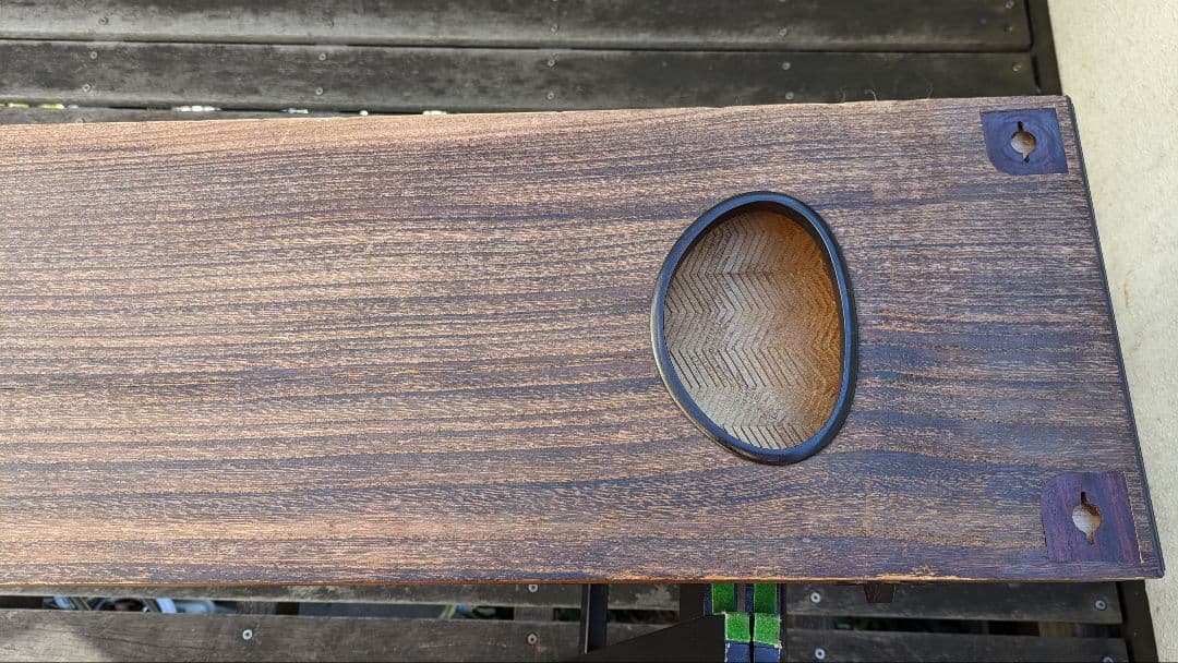 刳り甲　　十三絃箏=琴