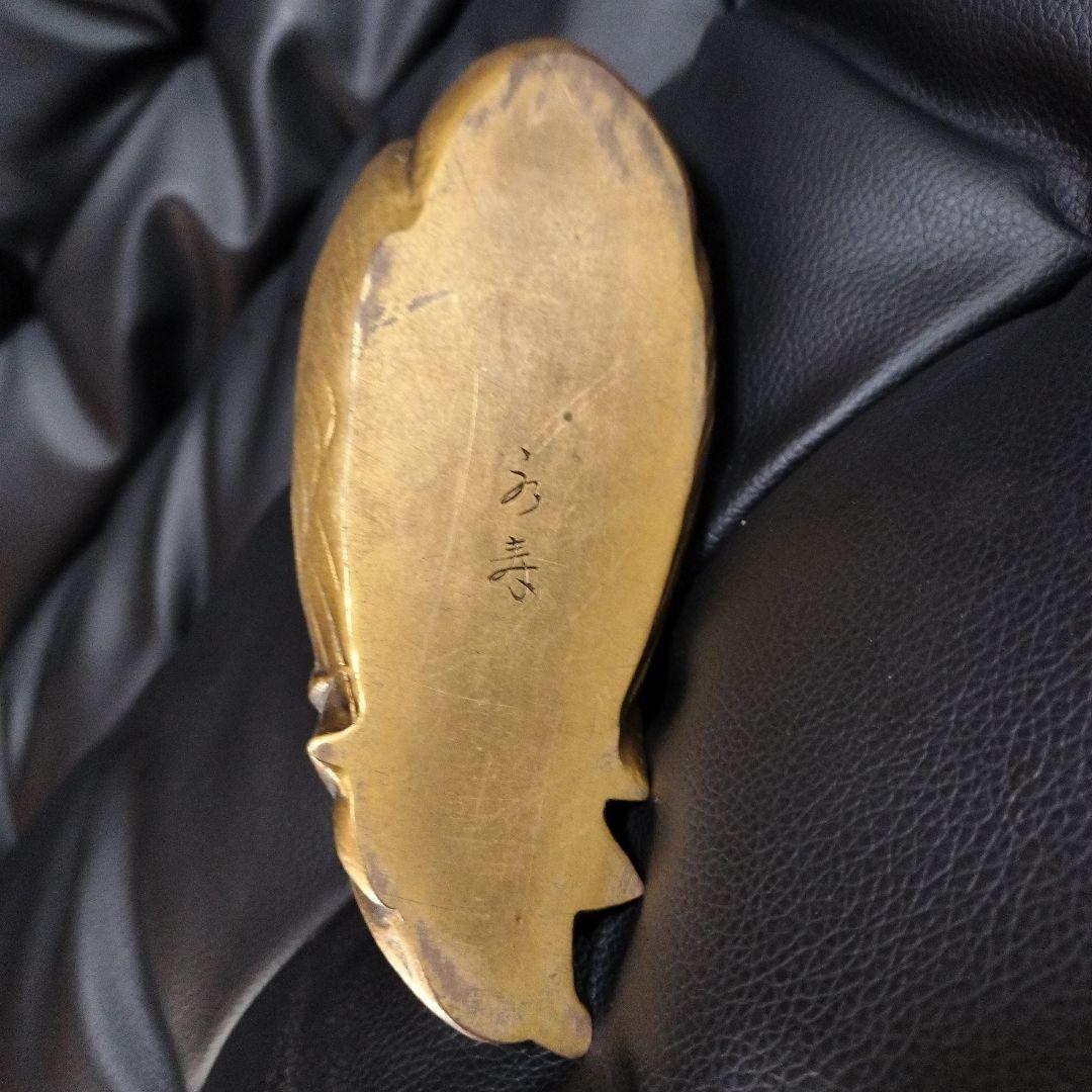 永田 永寿 鶴 ブロンズ像 銅器 アンティーク　骨董